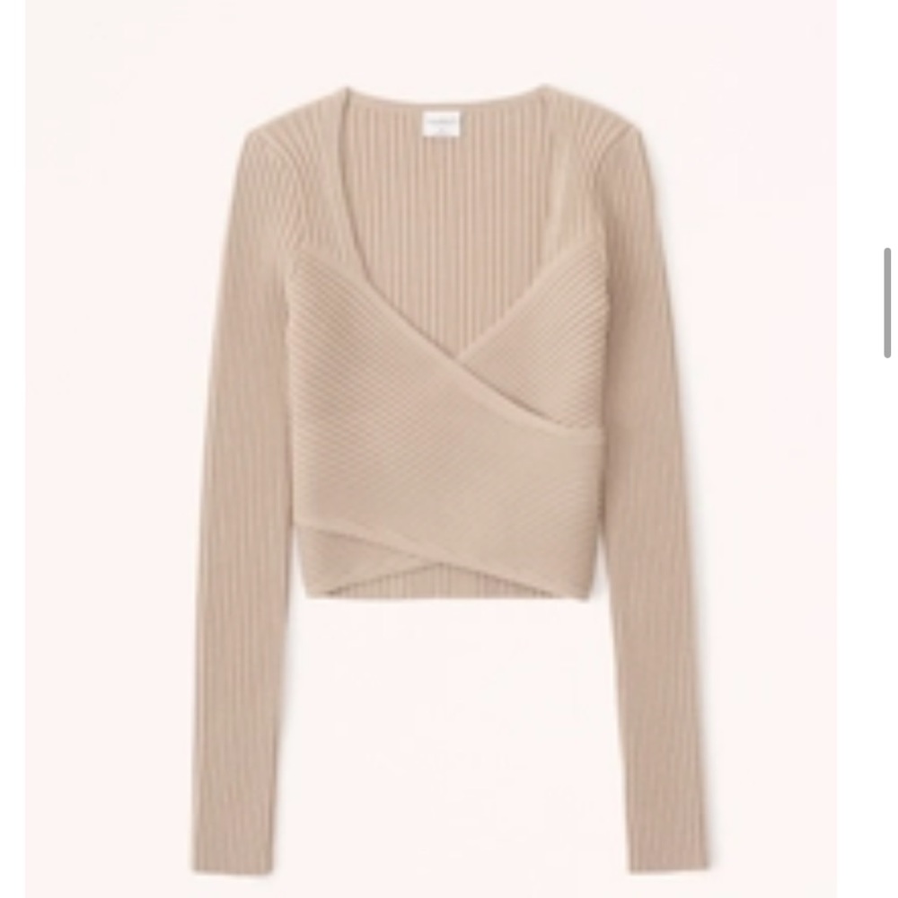 Abercrombie LuxeLoft Slim Wrap Sweater